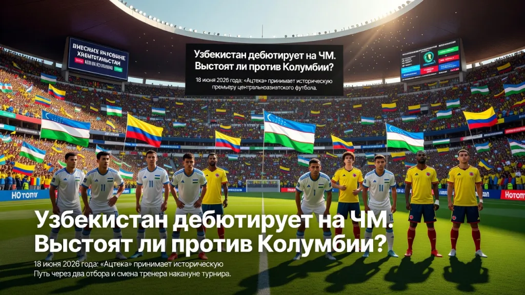 Узбекистан дебютирует на ЧМ. Выстоят ли против Колумбии?