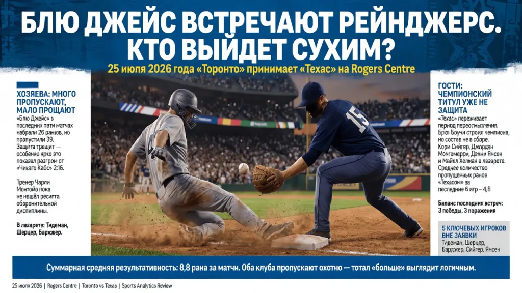 Блю Джейс встречают Рейнджерс. Кто выйдет сухим?