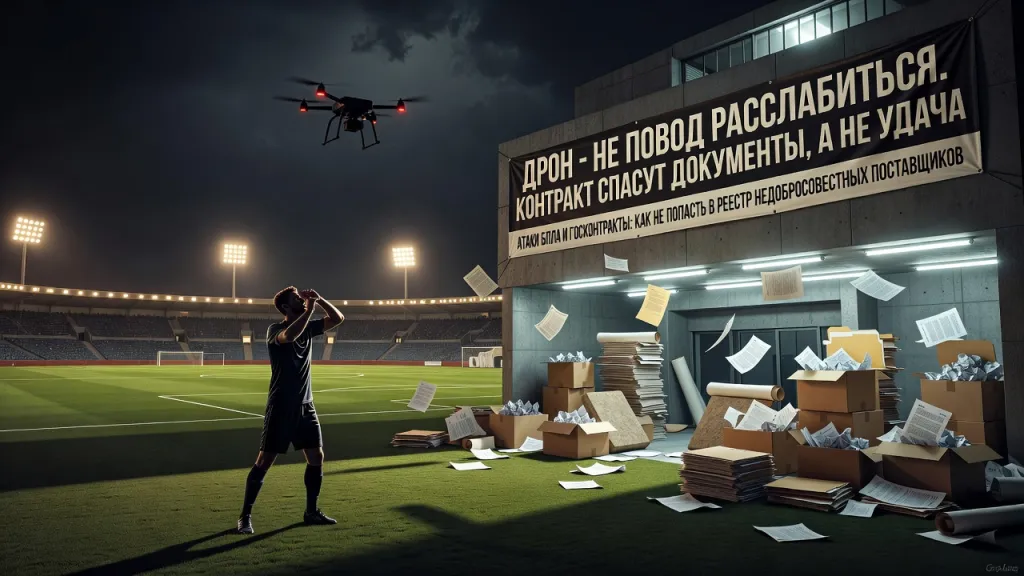 Дрон - не повод расслабиться. Контракт спасут документы, а не удача