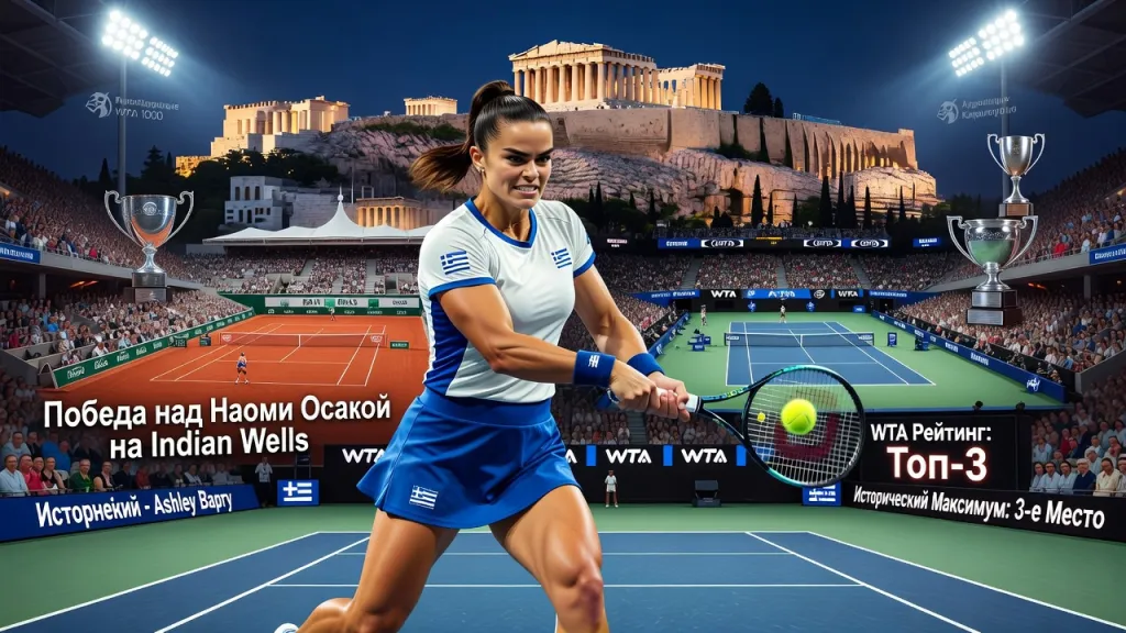 Мария Саккари: биография, достижения, рейтинг WTA и актуальные результаты матчей