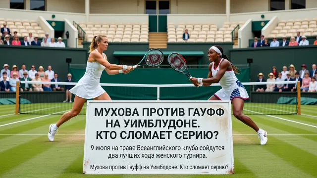 Мухова против Гауфф на Уимблдоне. Кто сломает серию?